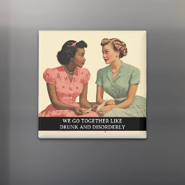 そして飲無秩序なおもしろいレトロ50sことわざ マグネット