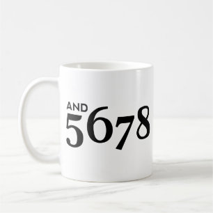 そして5678 コーヒーマグカップ