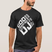 そして8日目に神はDJを作った Tシャツ (正面)