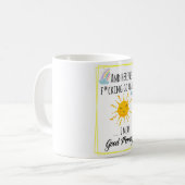 そして、ここで我々は再び行く*我々は行く、私は良い朝を意味する コーヒーマグカップ (正面左)