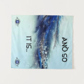 そして、それは壁のタペストリー媒体(50" x 60") タペストリー (正面(横))