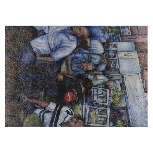 そして……シンガポール結婚したの郵便配達人 カッティングボード (正面)