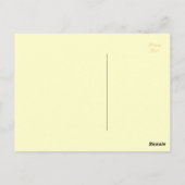 そして「パーティー」と言った。 ポストカード (裏面)