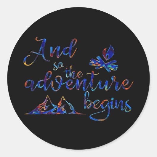 そして、冒険が始まる ラウンドシール (正面)