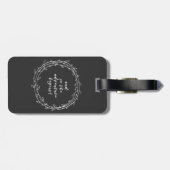 そして、冒険が始まる – 手書きのスクリプト ラゲッジタグ (裏面横)