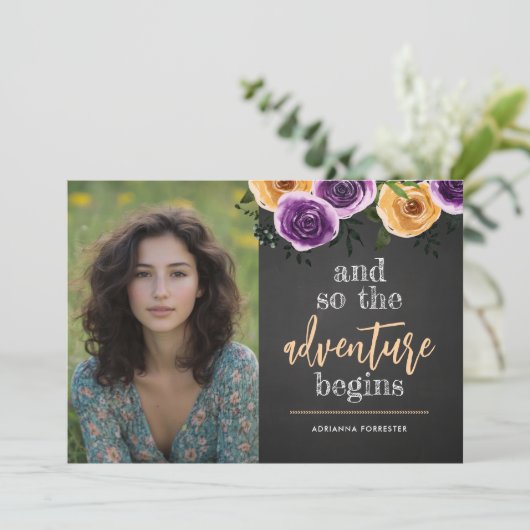 そして、冒険はフローラ大学院写真を始める 招待状 (スタンド正面)