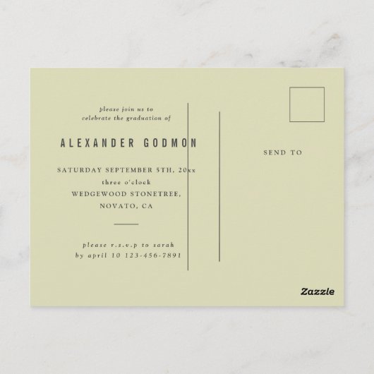 そして、冒険は招待を続ける ポストカード (裏面)