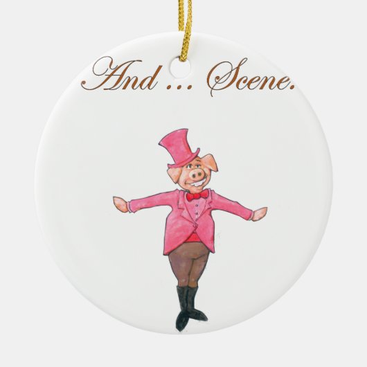 そして…場面 セラミックオーナメント (正面)