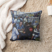 そして…彼女結婚したはMailman, Singapore クッション (ブランケット)