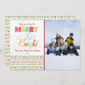 そして、明メリーるいクリスマスの写真カード シーズンカード (正面/裏面)