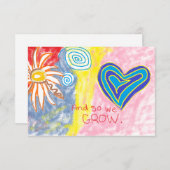 そして、私たちは応答カードを成長させる 出欠カード (正面/裏面)