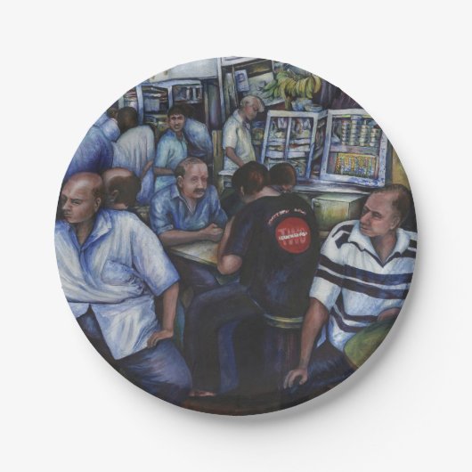 そして……郵便結婚した配達人 ペーパープレート (正面)