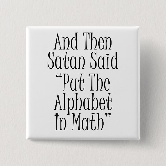 そしてSatanは…言いました 缶バッジ (正面)