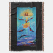 そしてSaysスーアンジャクソン著主 スローブランケット (正面縦)