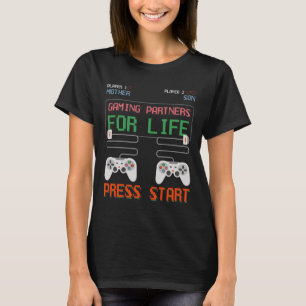そしてSoon Gaming Partners For Life Video Game Gamer Tシャツ