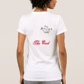 そしてTシャツを着た彼女は幸せに暮らした Tシャツ (裏面)