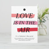 そしはっきりしたてブライトモダン・バレンタインのパーティー 招待状 (スタンド正面)
