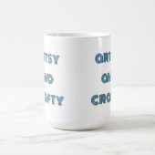 そしアートて気高い、芸術と工芸品の女性の コーヒーマグカップ (中央)