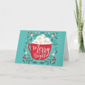 そしメリーて明るいクリスマス カード (正面)