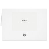 そしメリーて明るい可愛いブフランスのルドッグ・クリスマス (裏面横)