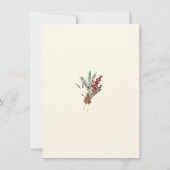 そしメリーて、すぐにベージュ色色のクリスマスにな結婚したる セーブザデート (裏面)