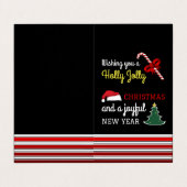 そしメリーて、クリスマス・カード 名刺 (外部フラット)