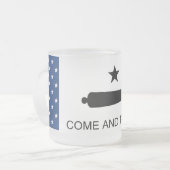 そし来て、麦砂糖を入れたビールマグを飲み フロストグラスマグカップ (正面左)