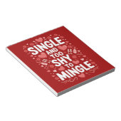 そし独身のてバレンタインデーをおもしろい思い切らすには恥ずかしがり屋だ ノートパッド (アングル)