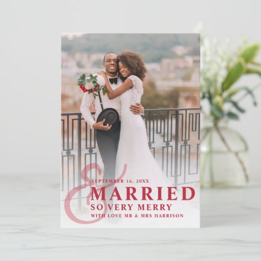 そし結婚したて非常にメリーの結婚写真 シーズンカード (スタンド正面)