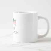 そし退職したて人生はついにビーチ- ジャンボコーヒーマグカップ (右)