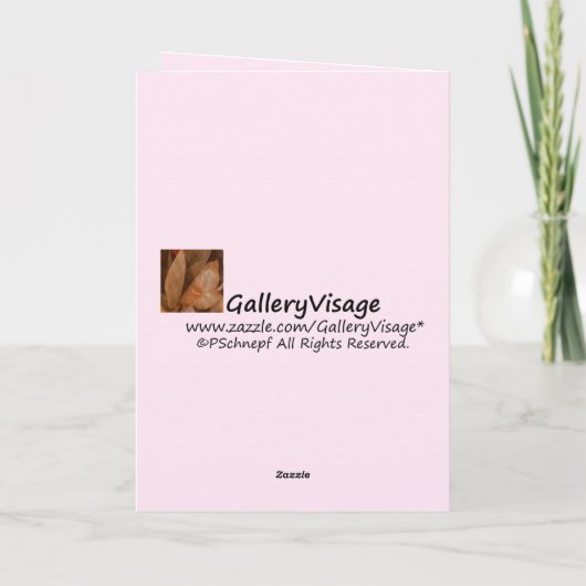 そっとピンク カード (裏面)