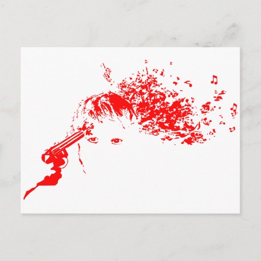 そっと私を殺す ポストカード (正面)