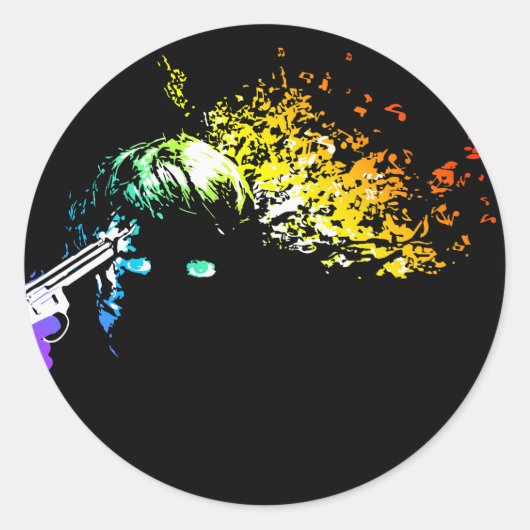 そっと私を殺す ラウンドシール (正面)