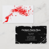 そっと私を殺す 名刺 (正面/裏面)