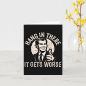 そつるこでは皮肉なユーモアが増す カード (黄色い花)