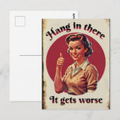 そつるこで – 悪化するレトロヴィンテージスタイル ポストカード (正面/裏面)