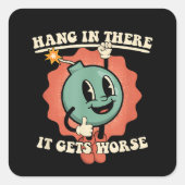 そつるこの中は風刺爆弾が悪おもしろいくなる スクエアシール (正面)