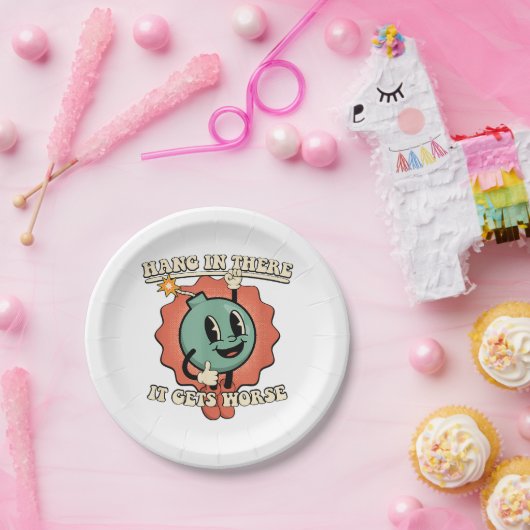 そつるこの中は風刺爆弾が悪おもしろいくなる ペーパープレート (パーティー)