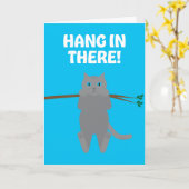 そつるの中に猫グリーティングカード カード (黄色い花)