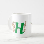 そつるの中に |カワイズぶら下がったスロースおもしろい コーヒーマグカップ (正面左)