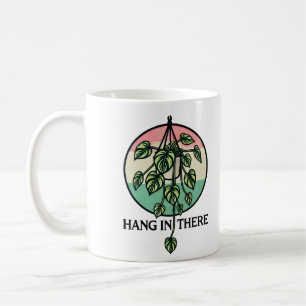 そつるの植つる物ポトスの観葉植物で コーヒーマグカップ