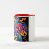 そのおもしろいが恋に落ちること ツートーンマグカップ (中央)