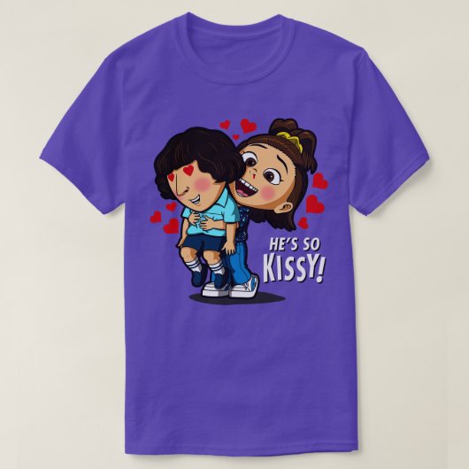 そのおもしろいふわふわ80sテレビミームパロディ tシャツ (デザイン正面)