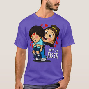 そのおもしろいふわふわ80sテレビミームパロディ tシャツ