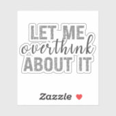 そのおもしろいステッカーについて考え過ぎてみよう シール (シート)