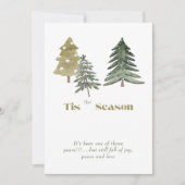 そのおもしろい年のクリスマスカードの一つ シーズンカード (正面)