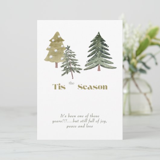 そのおもしろい年のクリスマスカードの一つ シーズンカード (スタンド正面)