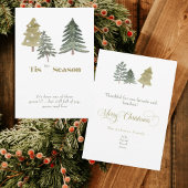 そのおもしろい年のクリスマスカードの一つ シーズンカード