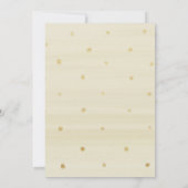 そのかわいらし女の子フローラベビーシャワー招待状 招待状 (裏面)