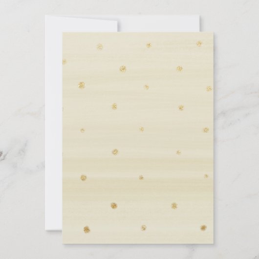 そのかわいらし女の子フローラベビーシャワー招待状 招待状 (裏面)